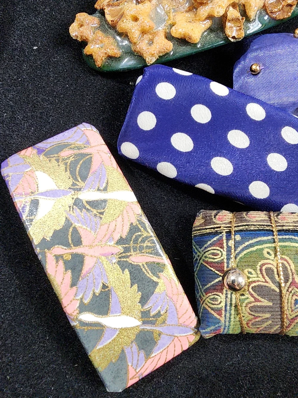 Vintage 80s Statement Hair Barrette Lot of 5